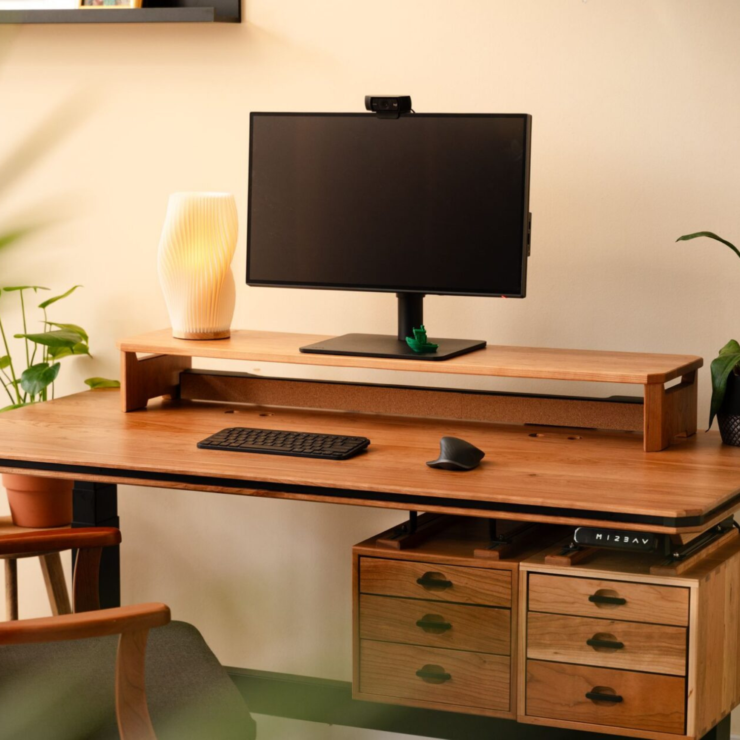 VITALSTAND Apex Heritage | Solid Wood Modular Standing Desk