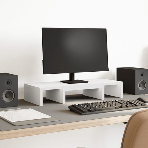 VitalStand AdjuPro Monitor Stand 60cm — Height-Adjustable Wood Desk Riser