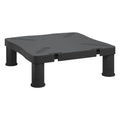 VitalStand DarkWood Monitor Riser — 33.5cm Matte Black Desk Elevating Stand