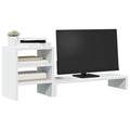 VitalStand DeskPro Organizer Stand — Monitor Riser with Storage Shelf